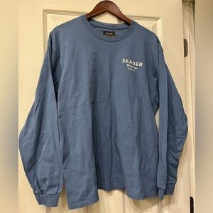 Seager Blue Crew Neck Shirt